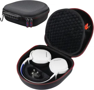 Digicharge Hard Case for Sony WH-CH720N WH-XB910N ULT WEAR MDR-M1 MDR-MV1 WH-1000XM5 JBL Tune 720T 710BT Live 770NC Tour One M2 Headphones Flat Folding Large Over Ear Carry Travel Cover Bag