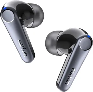 EarFun Air Pro 3 Noise Cancelling Earbuds, Qualcomm aptX Adaptive Sound, 6 Mics CVC 8.0 ENC, Bluetooth 5.3 Earbuds, Multipoint Connection, 45H Playtime, App Customize EQ, Wireless Charging