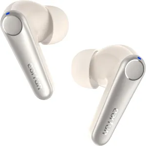 EarFun Air Pro 3 Noise Cancelling Wireless Earbuds, Qualcomm aptX Adaptive Sound, 6 Mics CVC 8.0 ENC, Bluetooth 5.3 Earbuds, Multipoint Connection, 45H Playtime, App Customize EQ, Oat White