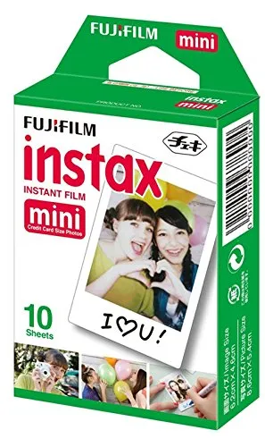 Fujifilm Instax Mini 9 Instant Camera   10 Fuji Instant Rainbow Film Sheets   Convenient Instax Clear Case W/ Rainbow Strap   6-Color Lenses & More