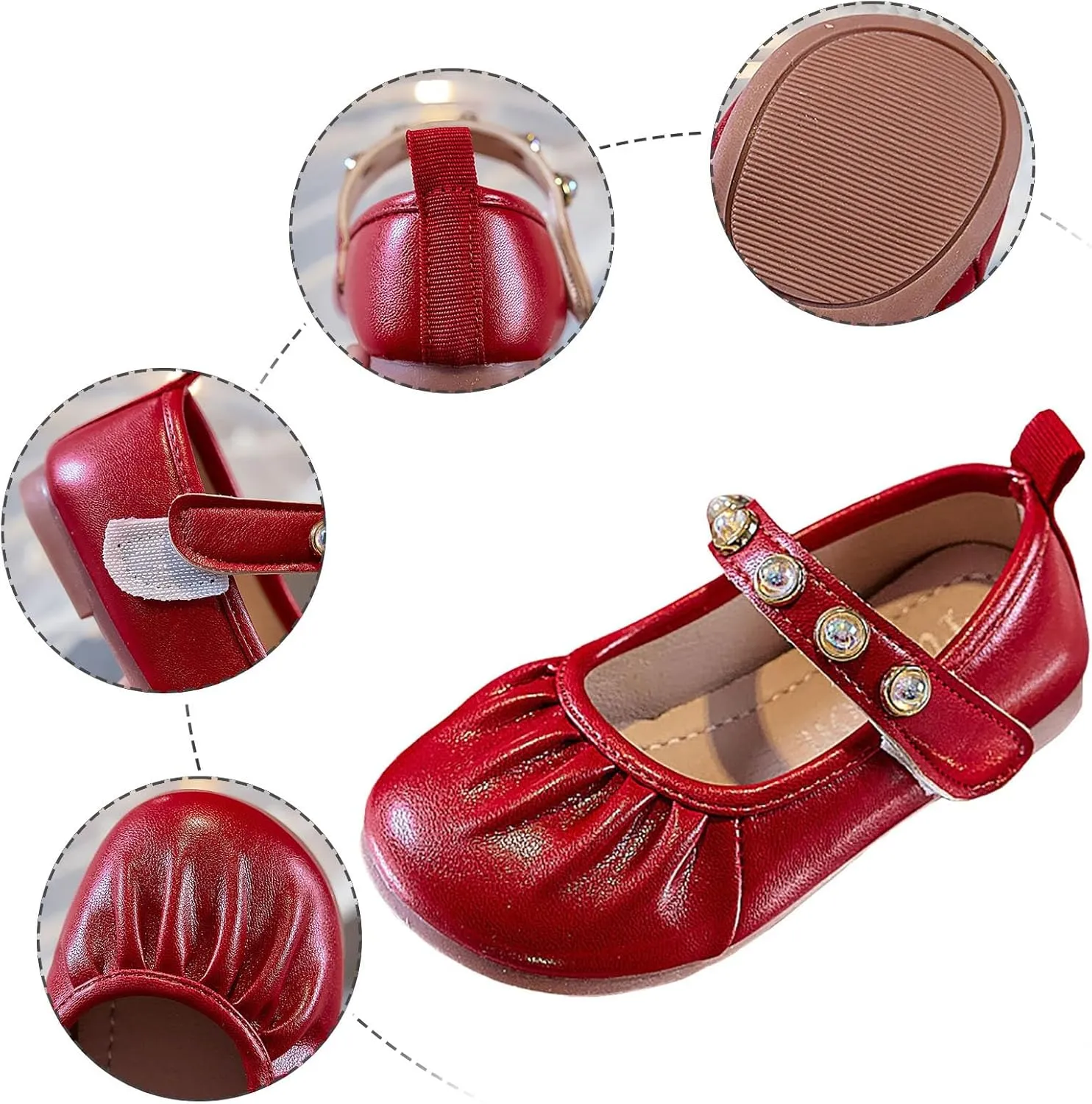 Girl Sandals Girls Shoes Comfortable Soft Closed Foot Single Shoes Sandals Fashionable Casual Princess