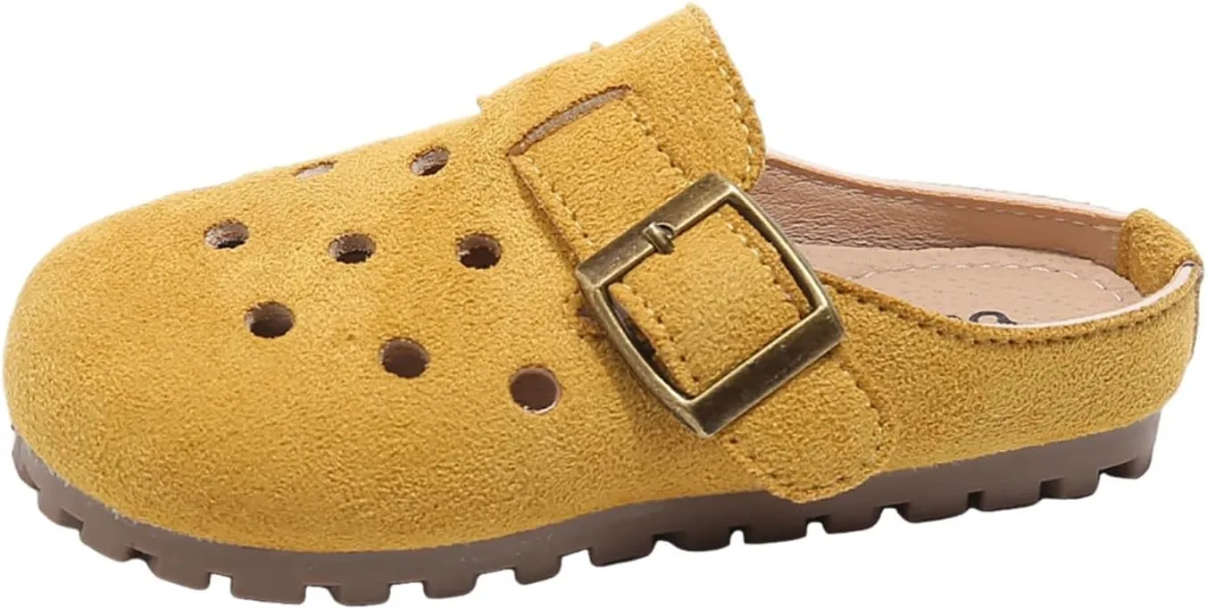 Girls Sandals Open Toe Girls Shoes Comfortable Closed Toe Slip On Sandals Fashionable Princess Casual Slippers