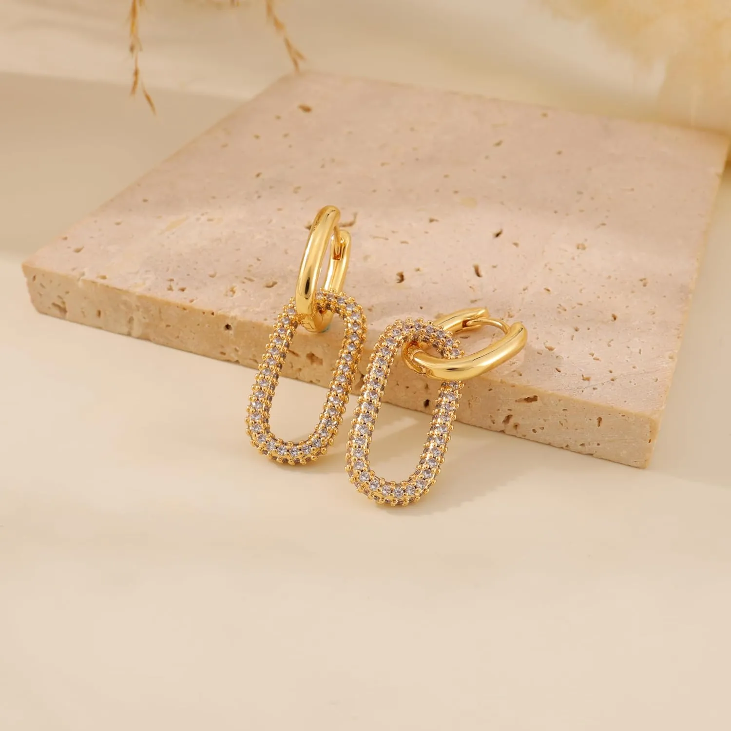 Gold Earrings for Women,14k Gold Plated Pearl Drop Earring Dainty Gold Bridal Prom Earrings Small Cute Stud Earring Wedding Dangle Earrings for Women Trendy Prom Bride Jewelry Gifts