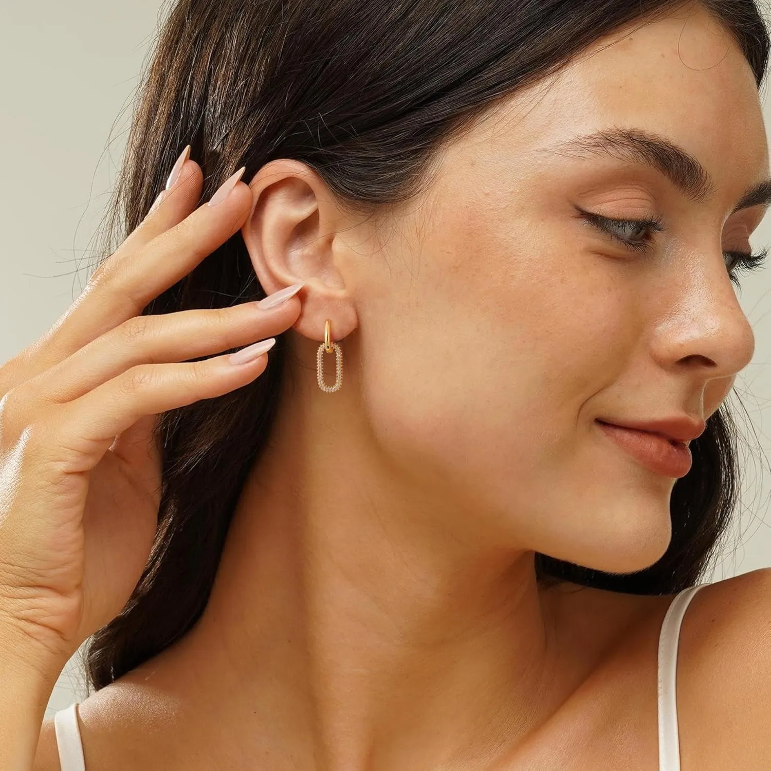 Gold Earrings for Women,14k Gold Plated Pearl Drop Earring Dainty Gold Bridal Prom Earrings Small Cute Stud Earring Wedding Dangle Earrings for Women Trendy Prom Bride Jewelry Gifts
