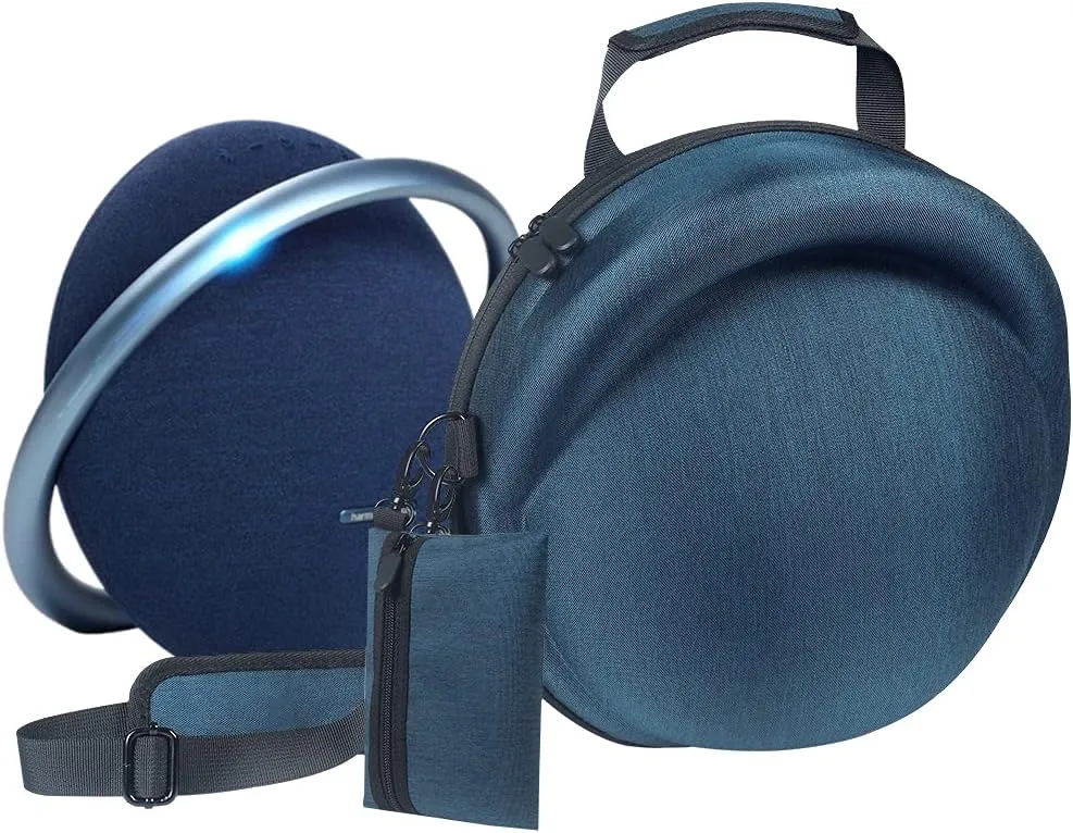 Hard Carrying Case Travel Bag Compatible with Harman Kardon Onyx Studio 8 Portable Bluetooth Speakers (Blue)