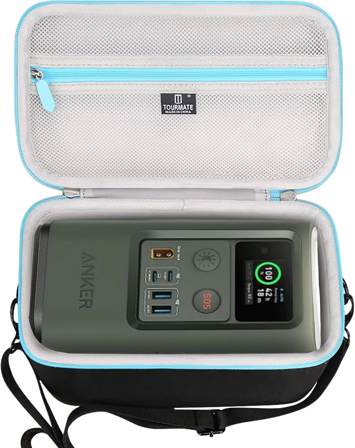 Hard Storage Case for Anker PowerCore Reserve 192Wh Power Bank 60,000mAh LiFePO4 Portable Charger 60W Portable Power (Case Only)