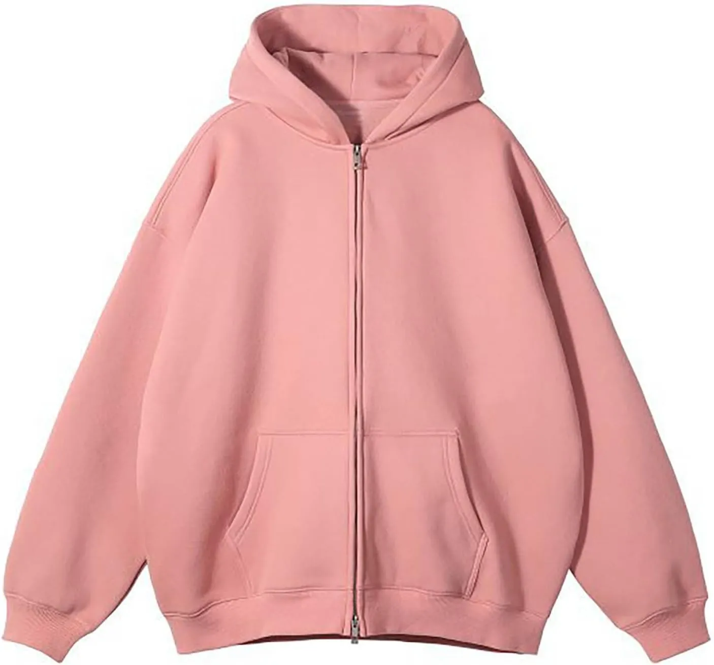 hlysgo Oversized Hoodies for Men & Women Fall Fashion Jackets Casual Y2k Sweatshirts Zip Up Hoodie Coat with Pockets