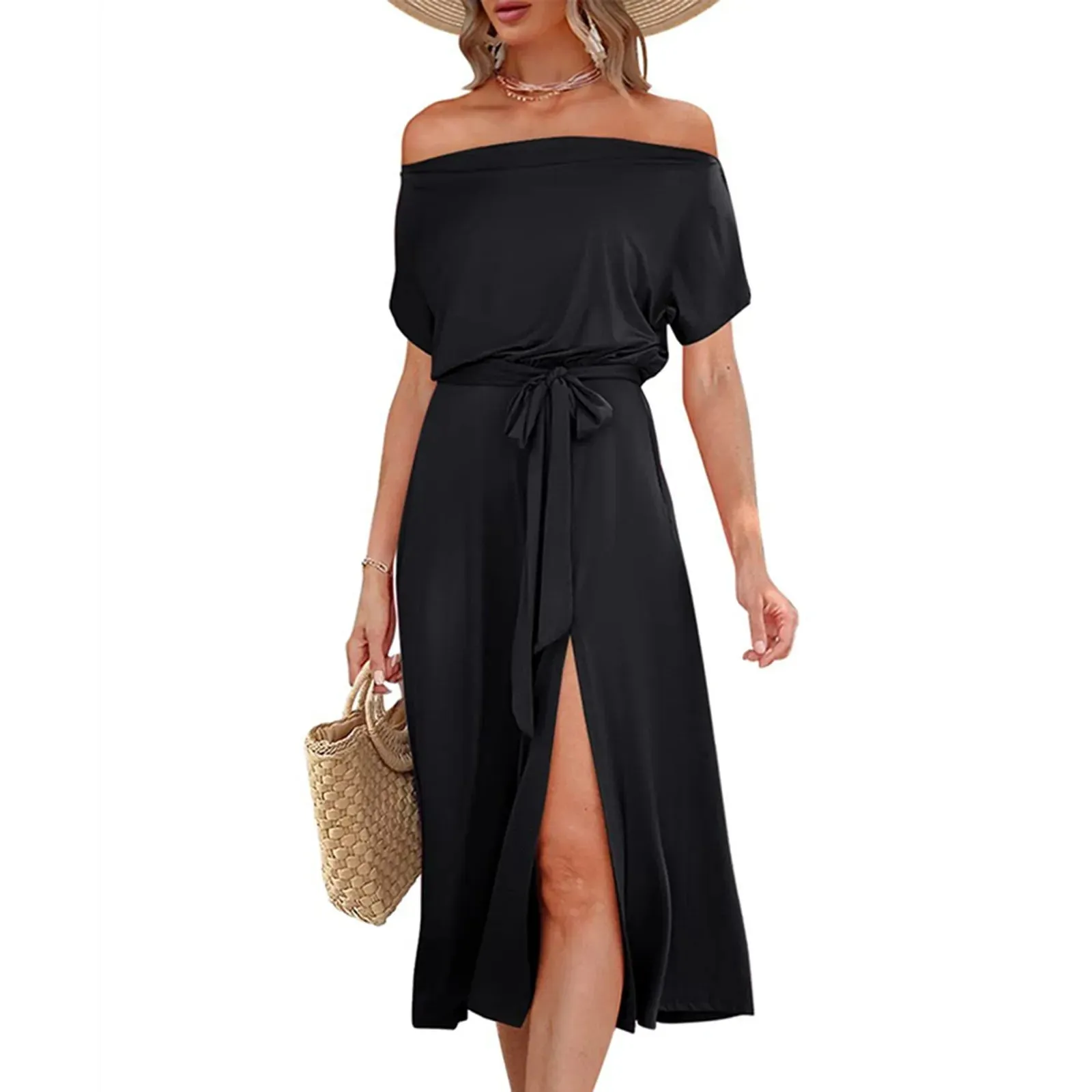 Hooded Slim Fit Femme Vestidos Casual Striped Dress