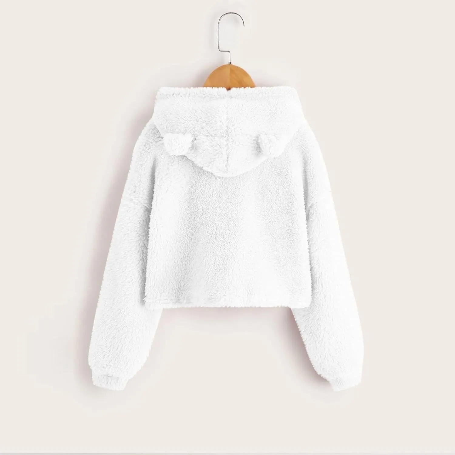 Hoodies for Teen Girls Sherpa Fleece Hooded Sweatshirts Oversized Long Sleeve Pullover Cute Clothes Tops 7-12 Years