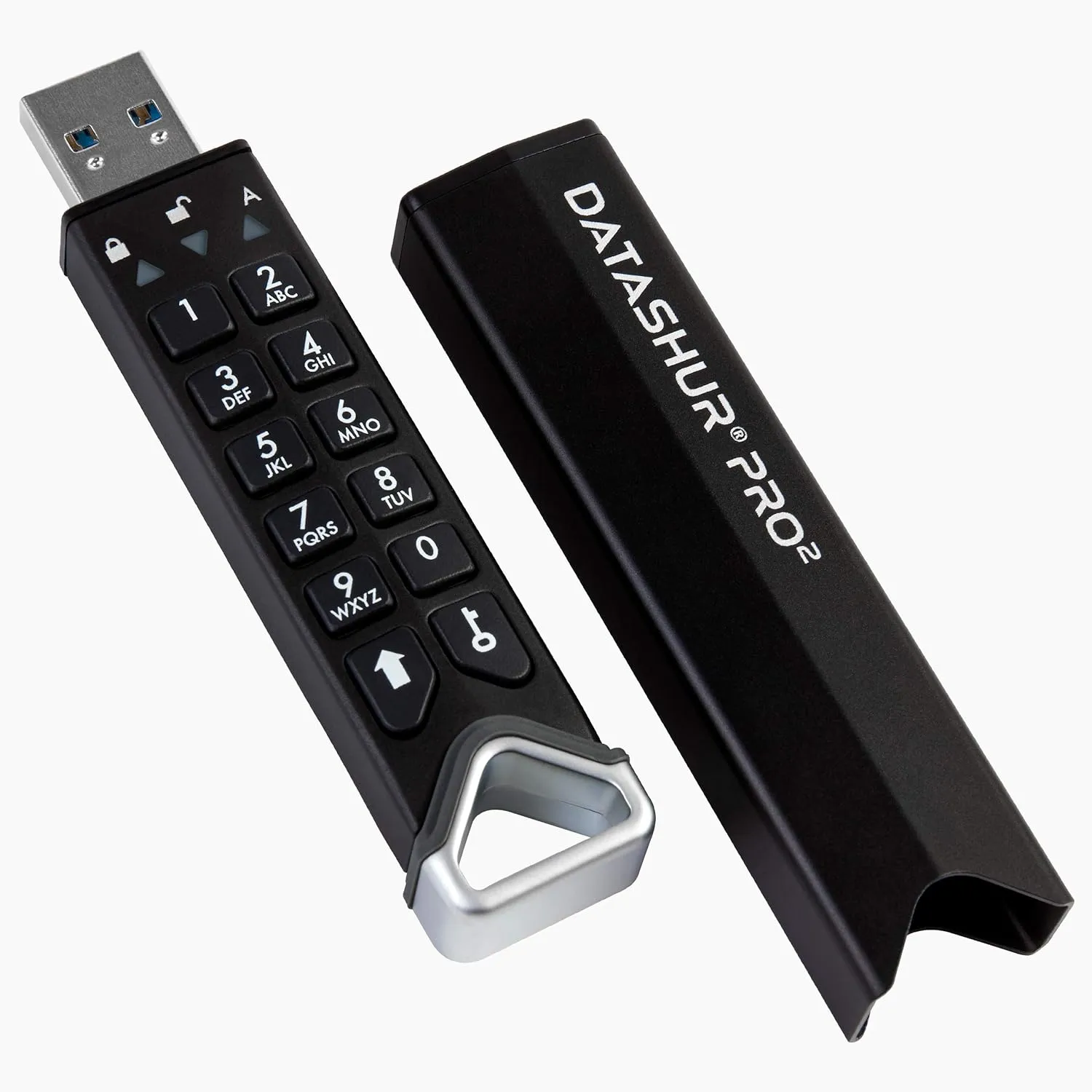 iStorage datAshur PRO2 32 GB | Secure Flash Drive | FIPS 140-2 Level 3 Certified | Password protected | Dust/Water-Resistant