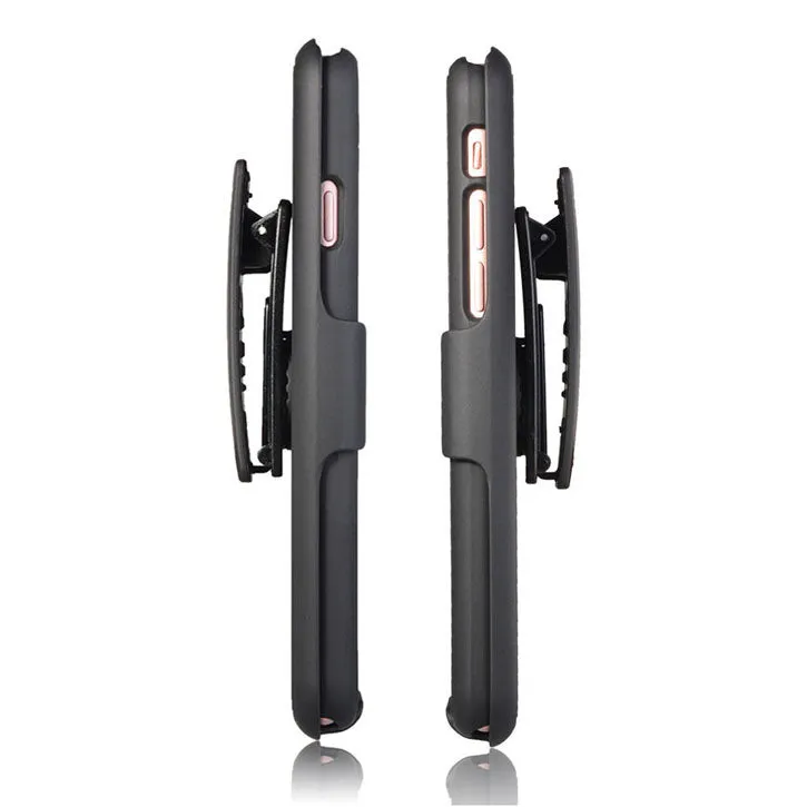 iTD Gear iPhone 7 Plus Protective Holster/Case with Kick Stand, Secure Grip & Belt Clip