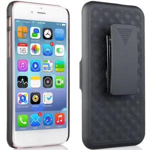 iTD Gear iPhone 7 Protective Holster/Case with Kick Stand, Secure Grip & Belt Clip