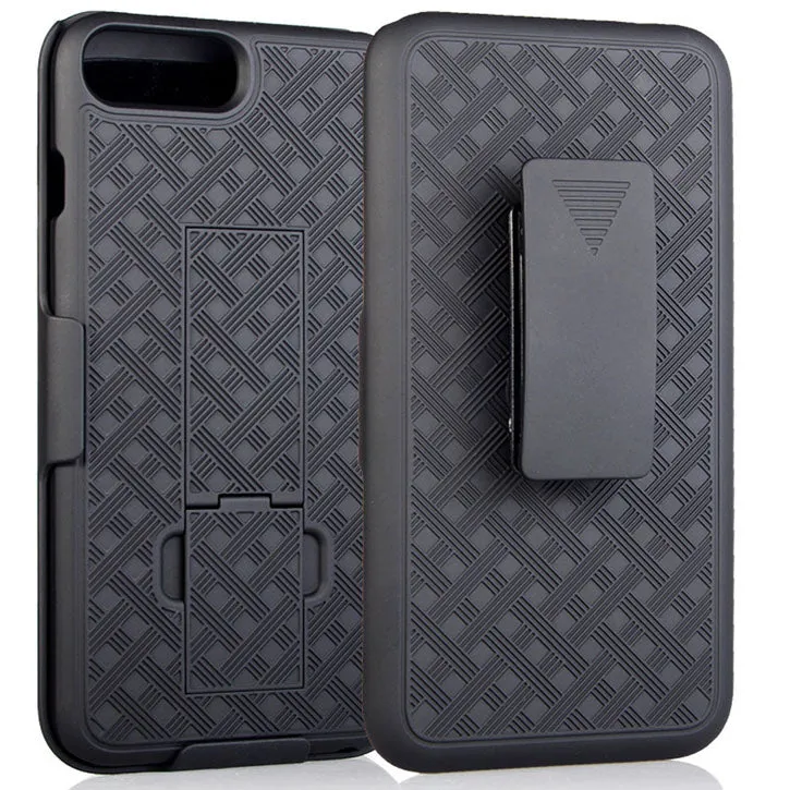 iTD Gear iPhone 7 Protective Holster/Case with Kick Stand, Secure Grip & Belt Clip