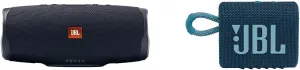 JBL Charge 4 | JBL Go 3 Portable Bluetooth Speakers Bundle