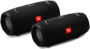 JBL Xtreme 2 Portable Wireless Bluetooth Speakers - Pair (Black) (Renewed)
