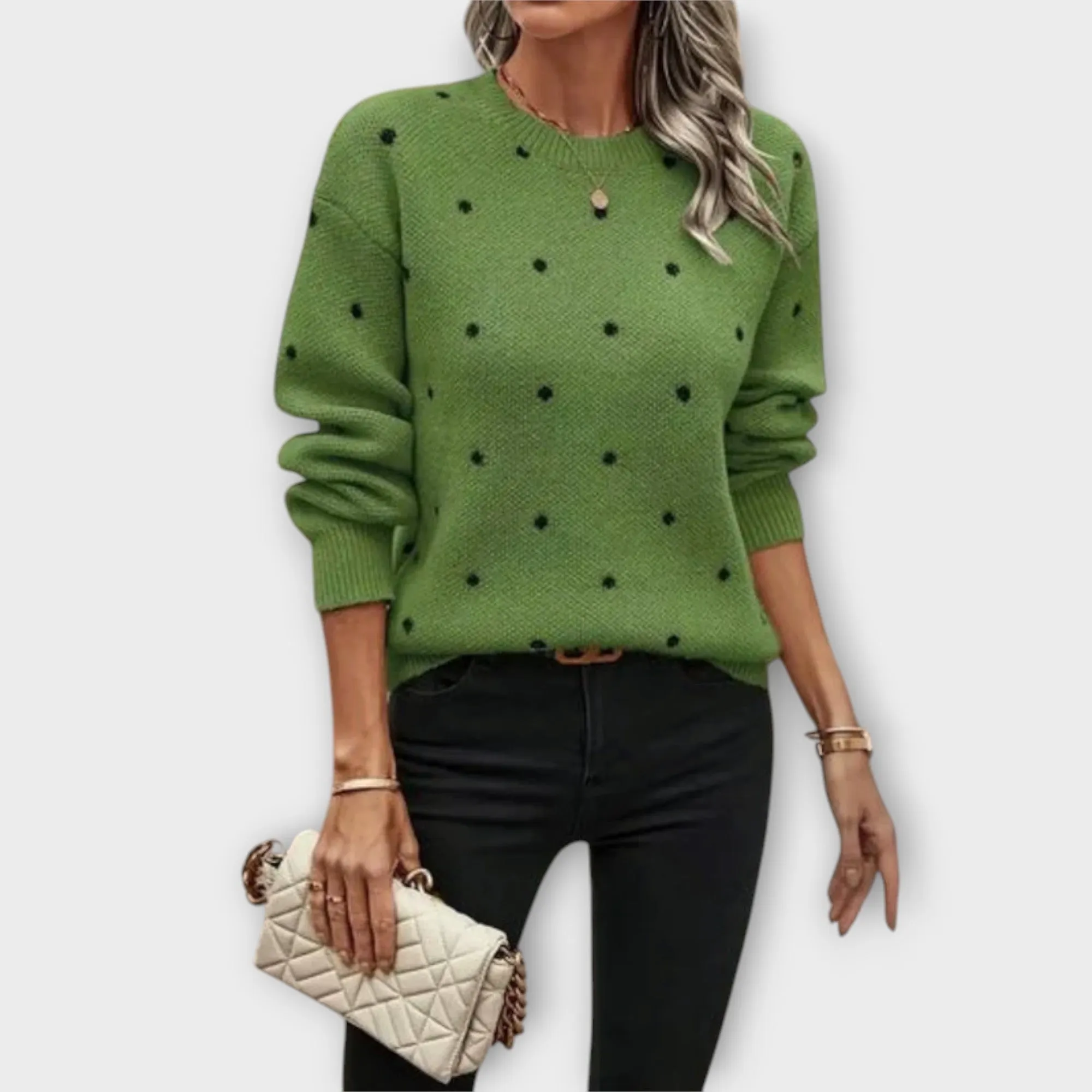 Judith Long-Sleeve Knit Sweater