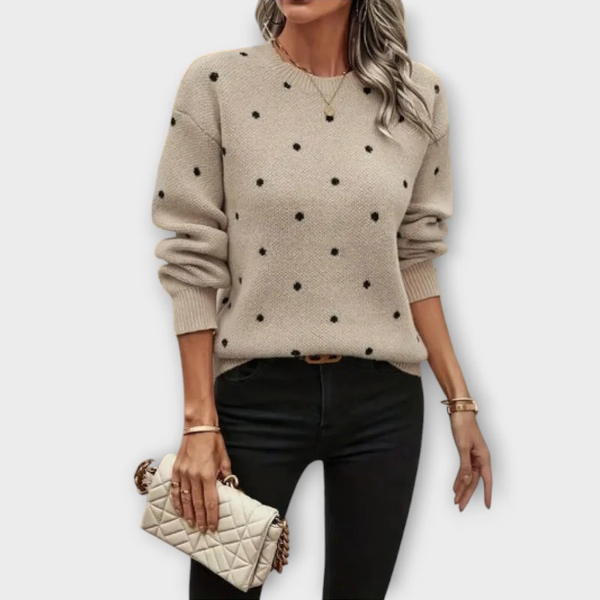 Judith Long-Sleeve Knit Sweater