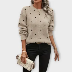 Judith Long-Sleeve Knit Sweater