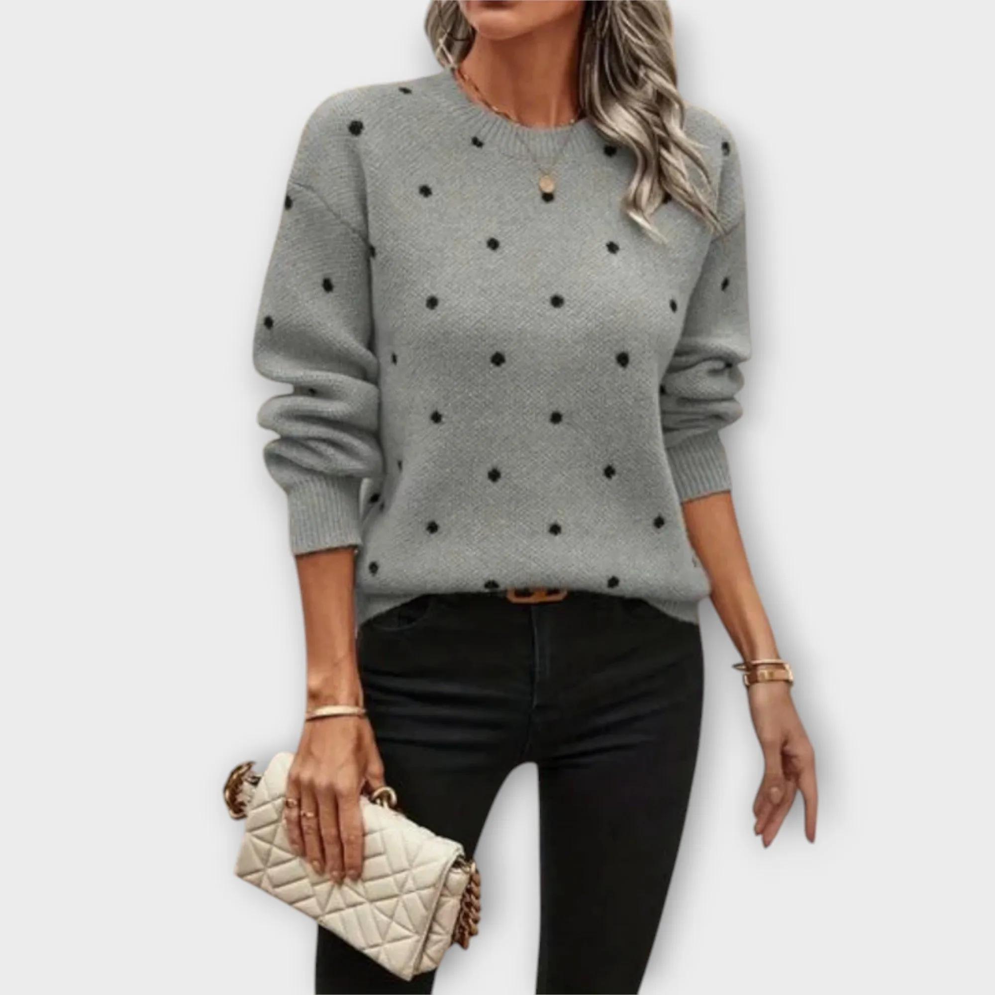 Judith Long-Sleeve Knit Sweater