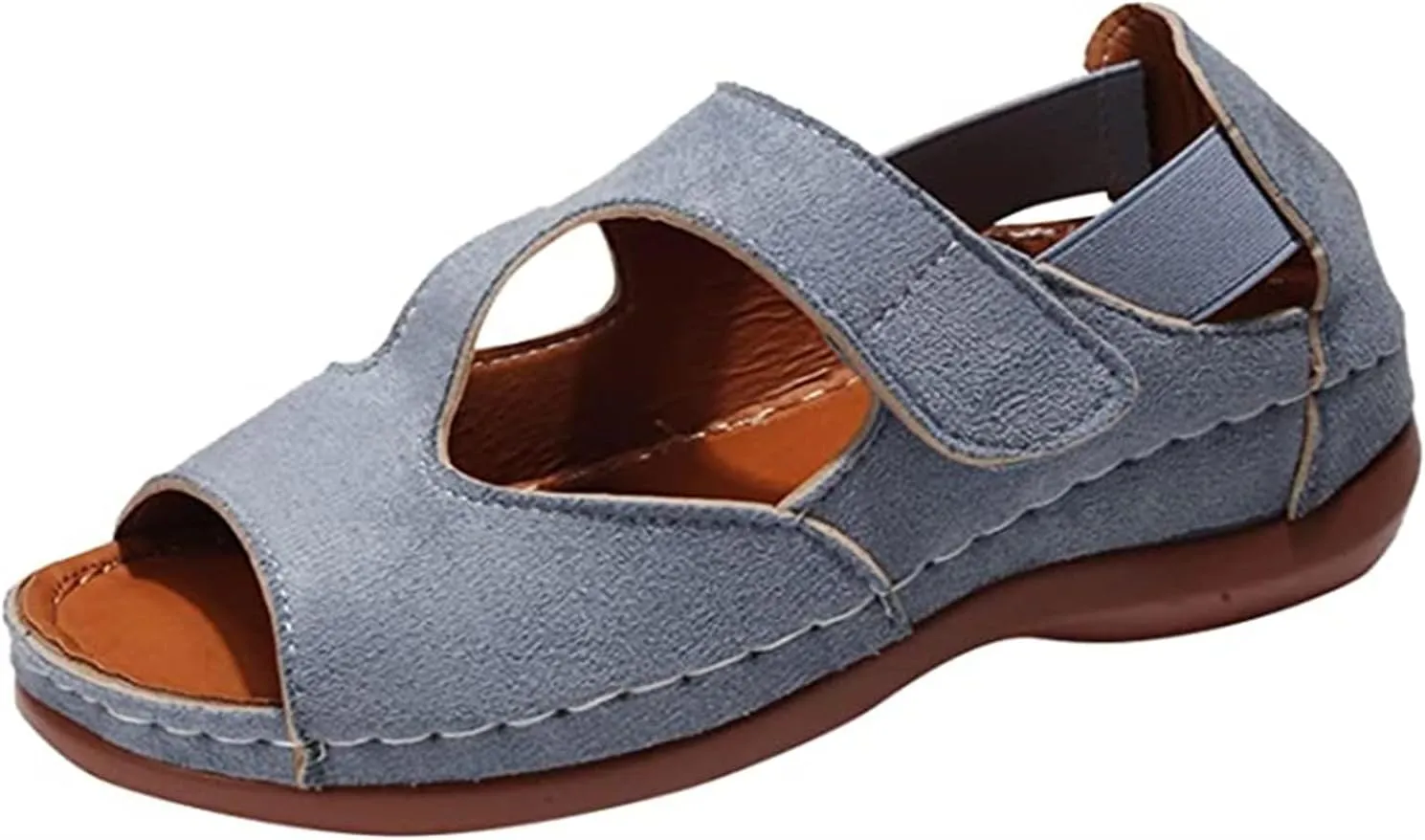 Ladmiple Sandals Women Wedge Comfortable Fashion Orthotic Slides Orthopedic Flip Flops With Plantar Fasciitis Arch Support