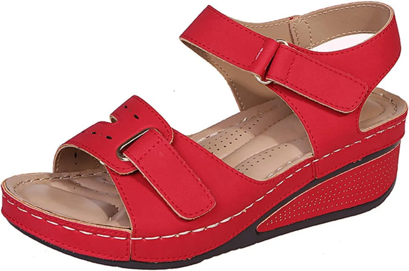 Ladmiple Women's Sandals Comfortable Walking Orthopedic Flip Flops Dressy Orthotic Slides Summer Shoes with Arch Support
