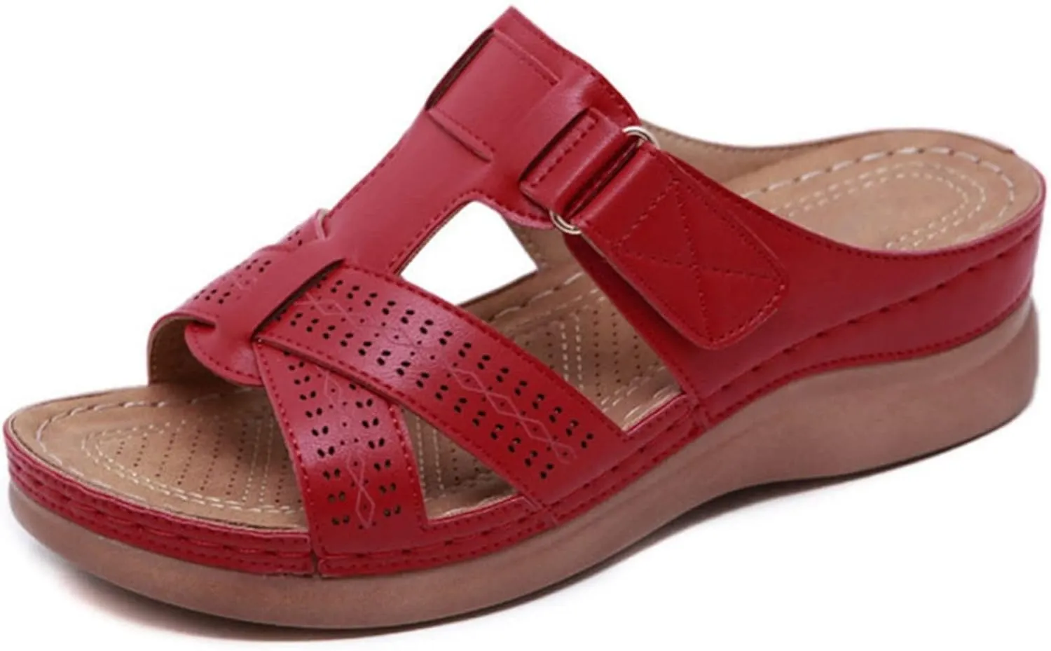 Ladmiple Womens Sandals With Arch Support Walking Comfortable Dressy Casual Summer Slip On Orthopedic Orthotic Flip Flops