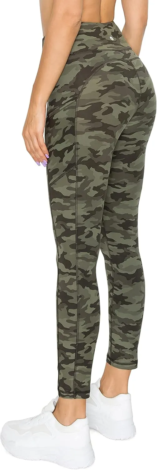 Leggings Depot High Waist 7/8 Leggings for Women Workout Yoga Pants with Pockets