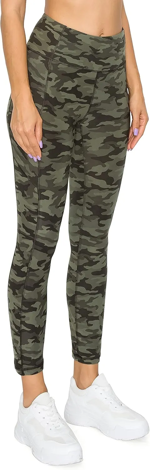 Leggings Depot High Waist 7/8 Leggings for Women Workout Yoga Pants with Pockets