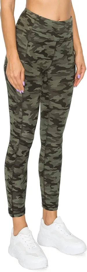 Leggings Depot High Waist 7/8 Leggings for Women Workout Yoga Pants with Pockets