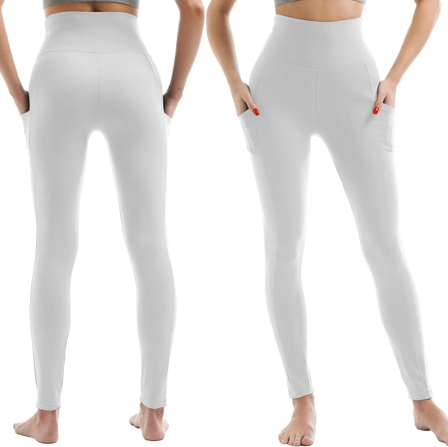 Leggings for Women with Pockets - High Waisted Workout Leggings for Women Running Exercise