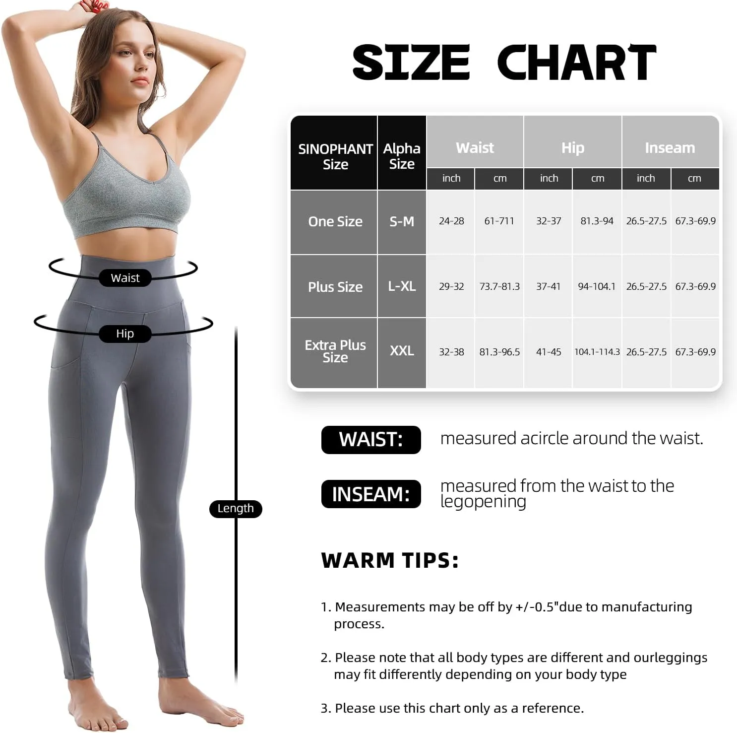 Leggings for Women with Pockets - High Waisted Workout Leggings for Women Running Exercise