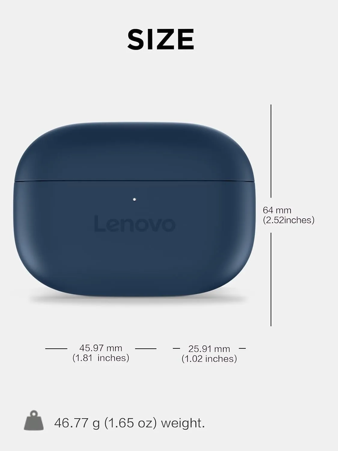 Lenovo TWS Earbuds Yoga PC Edition Cosmic Blue Active Noise Cancellation Bluetooth 5.3 Wireless Earbuds ENC 3-Mic Clear Calls AI EQ Mode Switch for Gaming, Movies, Music, and Meetings