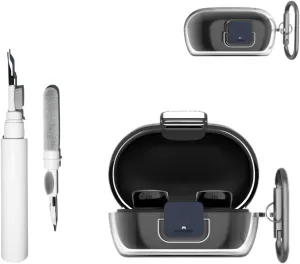 Lock Case Compatible with Bose QuietComfort Earbuds 2024 with Keychain and Cleaning Kit, Clear TPU Protective Cover Compatible with Bose New QuietComfort Wireless Noise