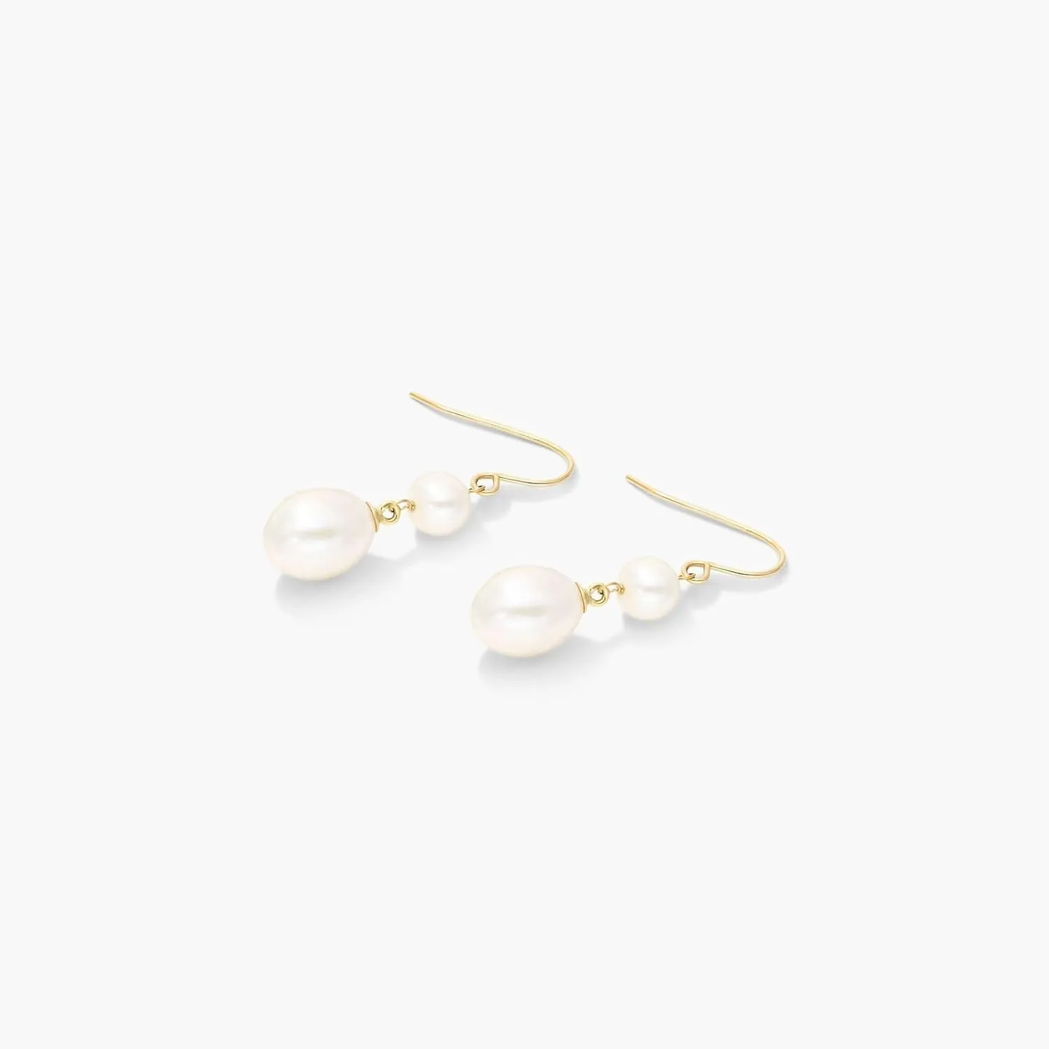 Long Pearl Earrings for Women 925 sterling silver Pearl Dangle Earrings Hypoallergenic Elegant Wedding Pearl Drop Earrings for Bridal Christmas Gift