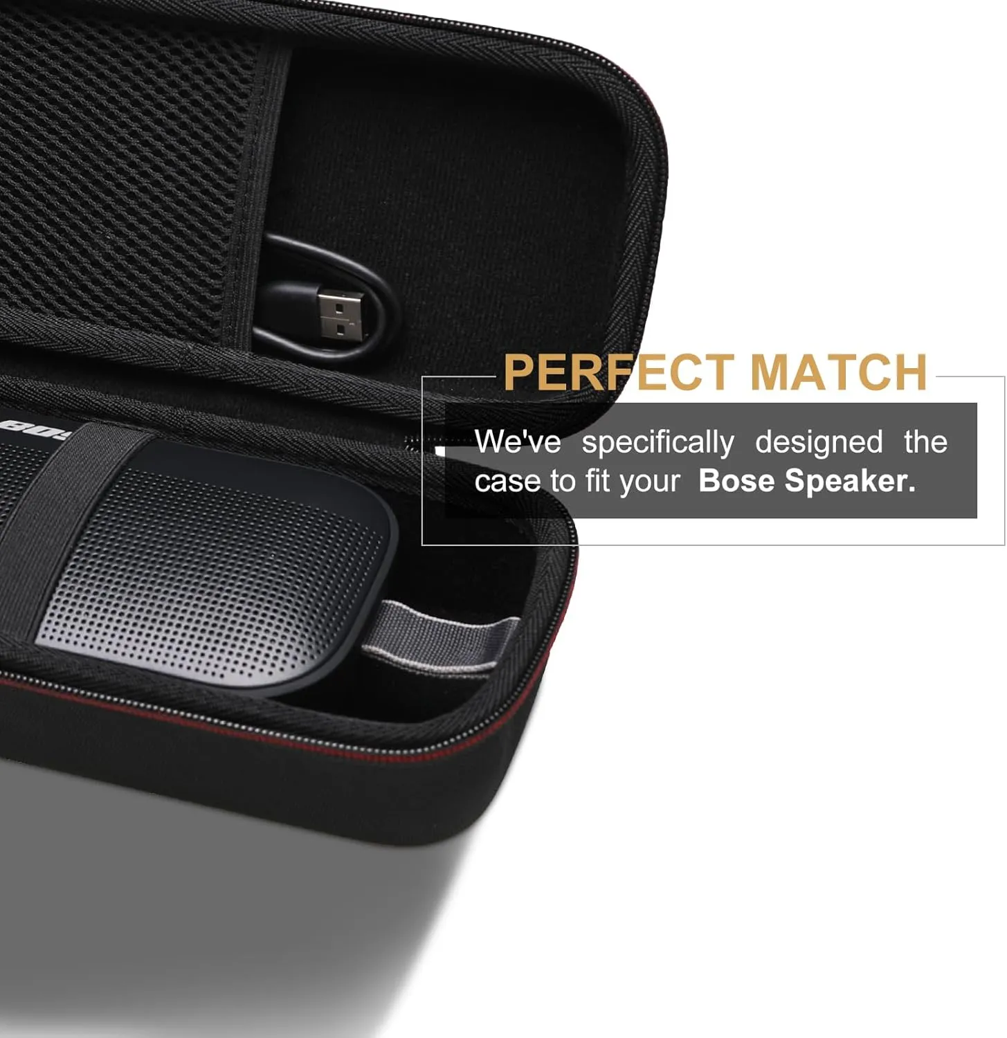 LTGEM Hard Travel Case for Soundcore Motion 300 Wireless Hi-Res Portable Speaker - Protective Carrying Case Bag