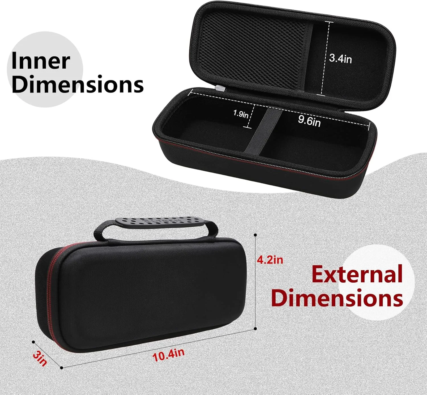LTGEM Hard Travel Case for Soundcore Motion 300 Wireless Hi-Res Portable Speaker - Protective Carrying Case Bag