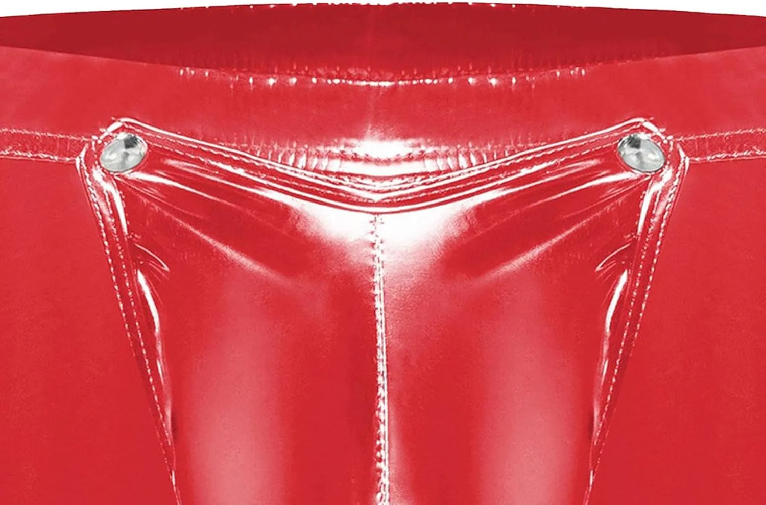 Maiyifu-GJ Men's PU Leather Boxer Briefs Faux Leather Boxer Shorts Fashion Slim Fit Sexy Bikini Underwear with Pouch