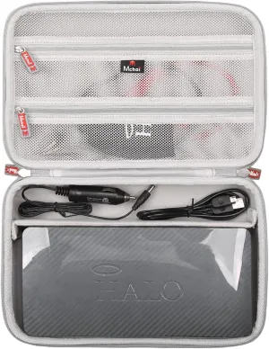 Mchoi Hard Case for Halo Bolt Air 58830/58830/57720 / ACDC Max 55500 mWh Portable Emergency Power Kit, Waterproof Shockproof Car Jump Starter Protective Case