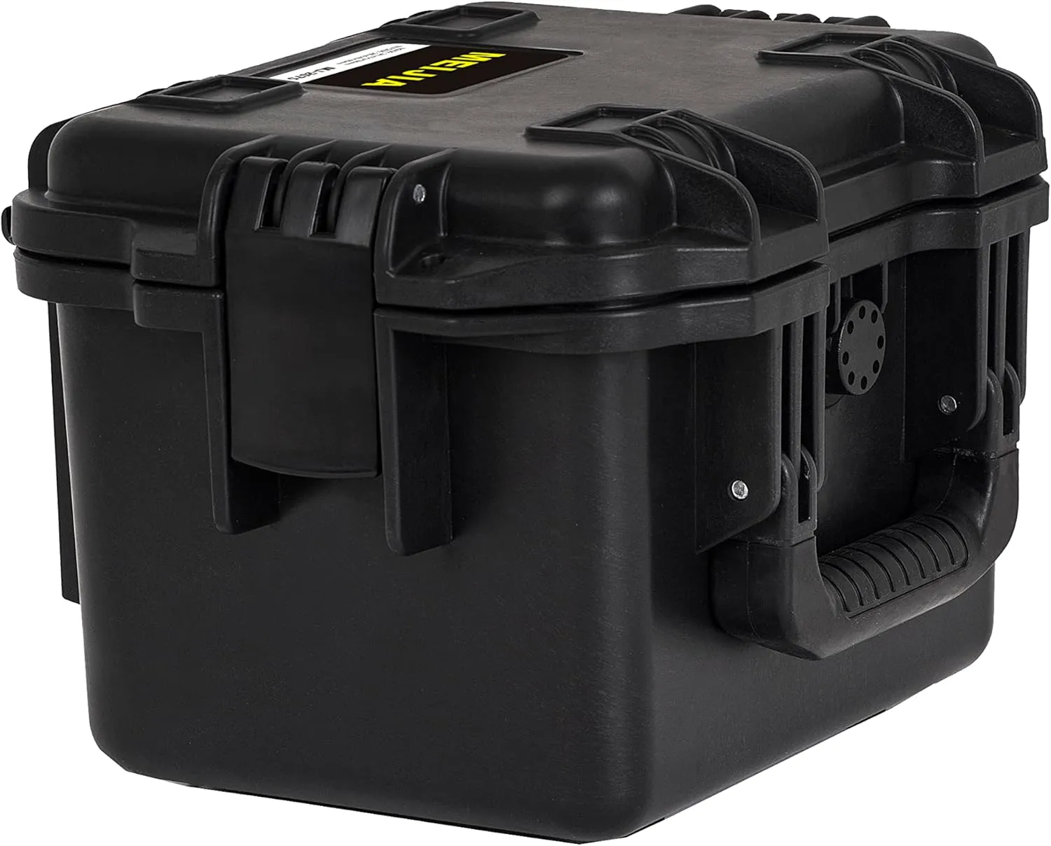 MEIJIA Premium Waterproof Hard Compact Camera Case with customizable fit foam,Full Protection with Light&Convenient Design,11.8"x9.82"x7.75",Elegant Black