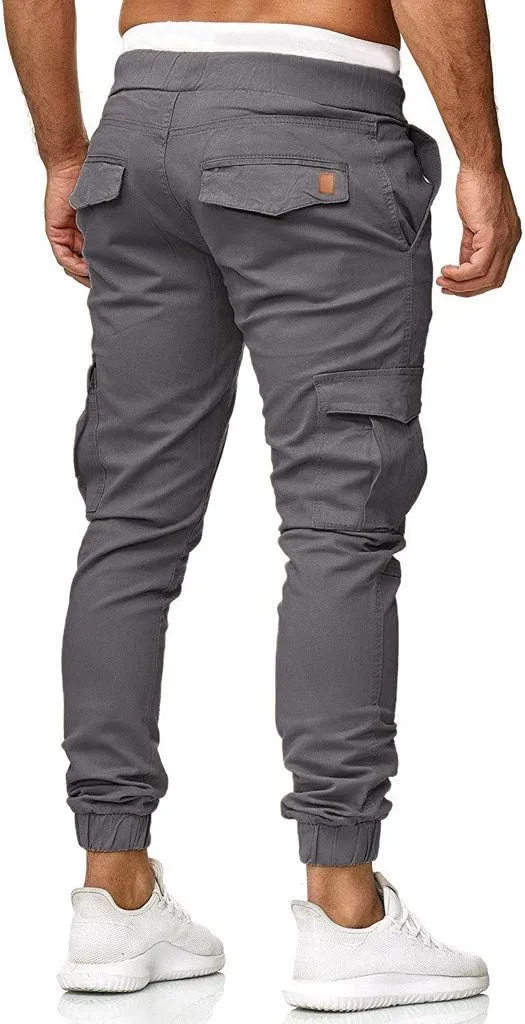 Men's Cargo Jogger Pants Stretch Sweatpants Casual Men's Leggings Men's Pants Hiking Sweatpants Casual Athletic