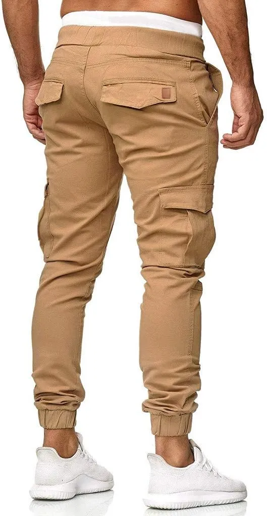 Men's Cargo Jogger Pants Stretch Sweatpants Casual Men's Leggings Men's Pants Hiking Sweatpants Casual Athletic