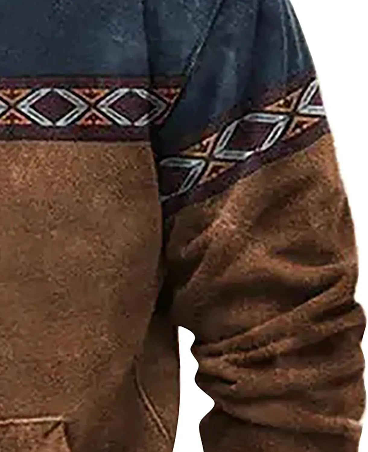 Men's Casual Fashionable Loose and Trendy Printed Hooded Long Sleeved Sweatshirt Sweatshirts for Men