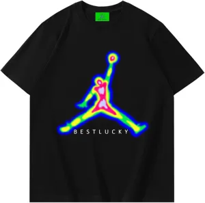 Mens Graphic Tees Y2k Shirts Oversized Vintage Streetwear Shirts Distorted Portrait Print Unisex 90S Tees