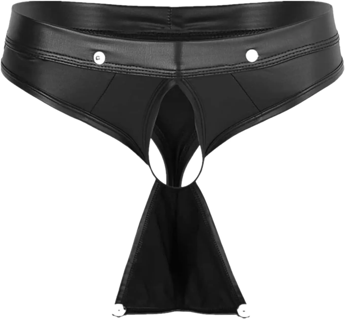 Mens Lace Thong,Male Thongs and G-Strings Sexy Four Seasons Fashion Casual Solid Color Leather Shorts Sexy