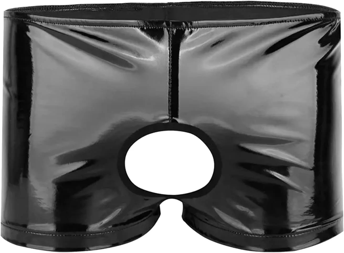 Mens Lace Thong,Male Thongs and G-Strings Sexy Four Seasons Fashion Casual Solid Color Leather Shorts Sexy