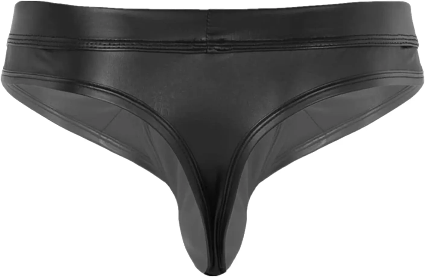 Mens Lace Thong,Male Thongs and G-Strings Sexy Four Seasons Fashion Casual Solid Color Leather Shorts Sexy