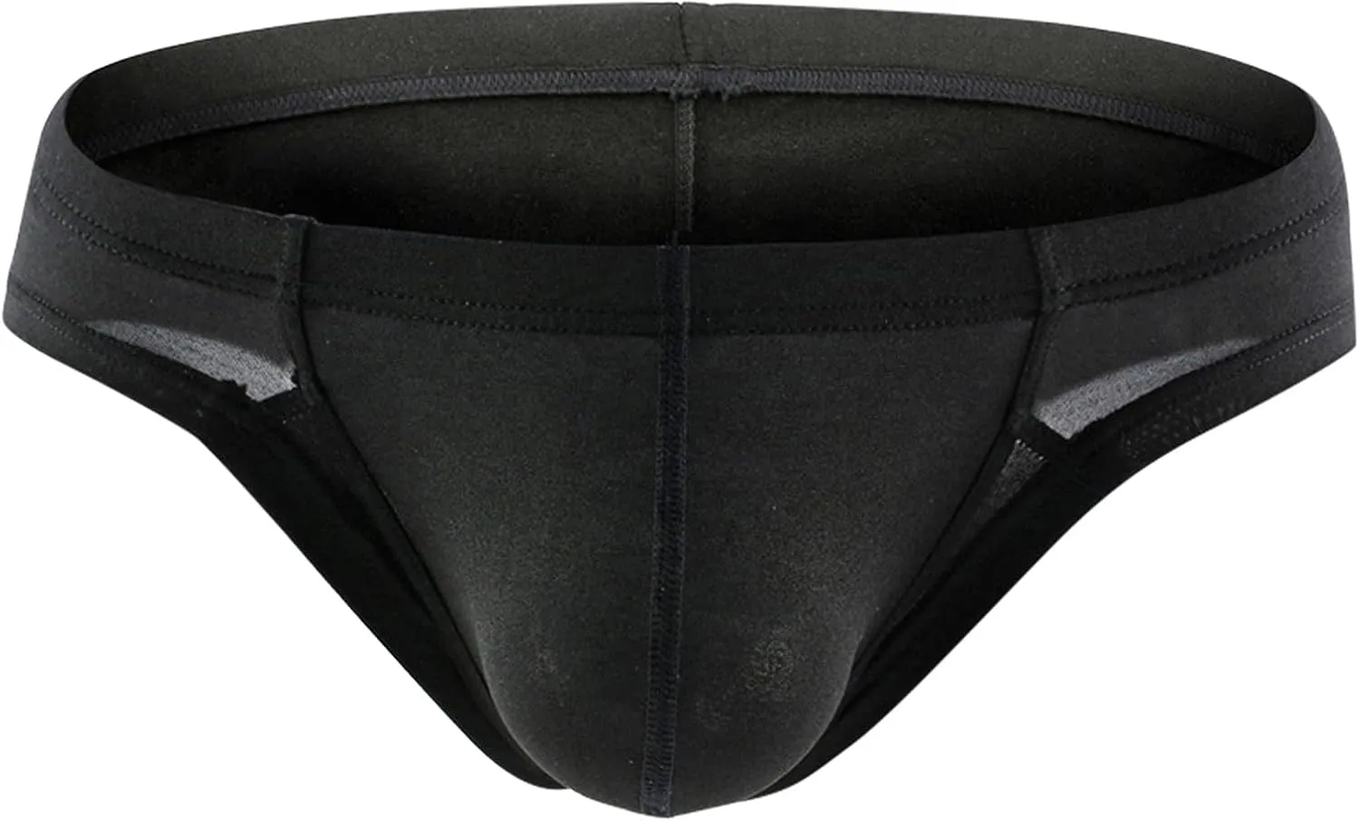 Men's Lace Up Seamless Soft Thongs Men's Sport Briefs with Pouch Valentines Day Gifts for Modal Bikini Briefs Men