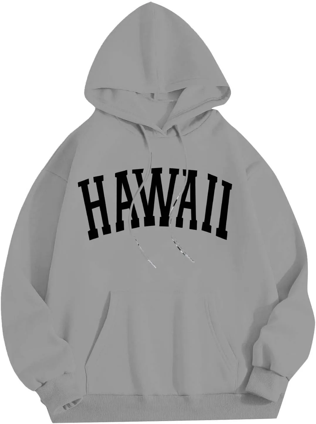 Mens Oversized Hoodie Casual Pullover Long Sleeve Hooded Sweatshirts Trendy Loose Fit Letter Print Hoodies for Men