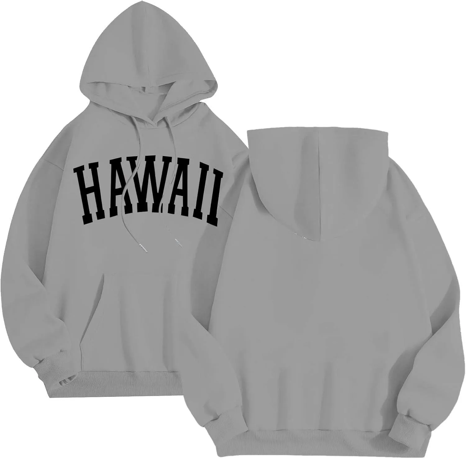 Mens Oversized Hoodie Casual Pullover Long Sleeve Hooded Sweatshirts Trendy Loose Fit Letter Print Hoodies for Men