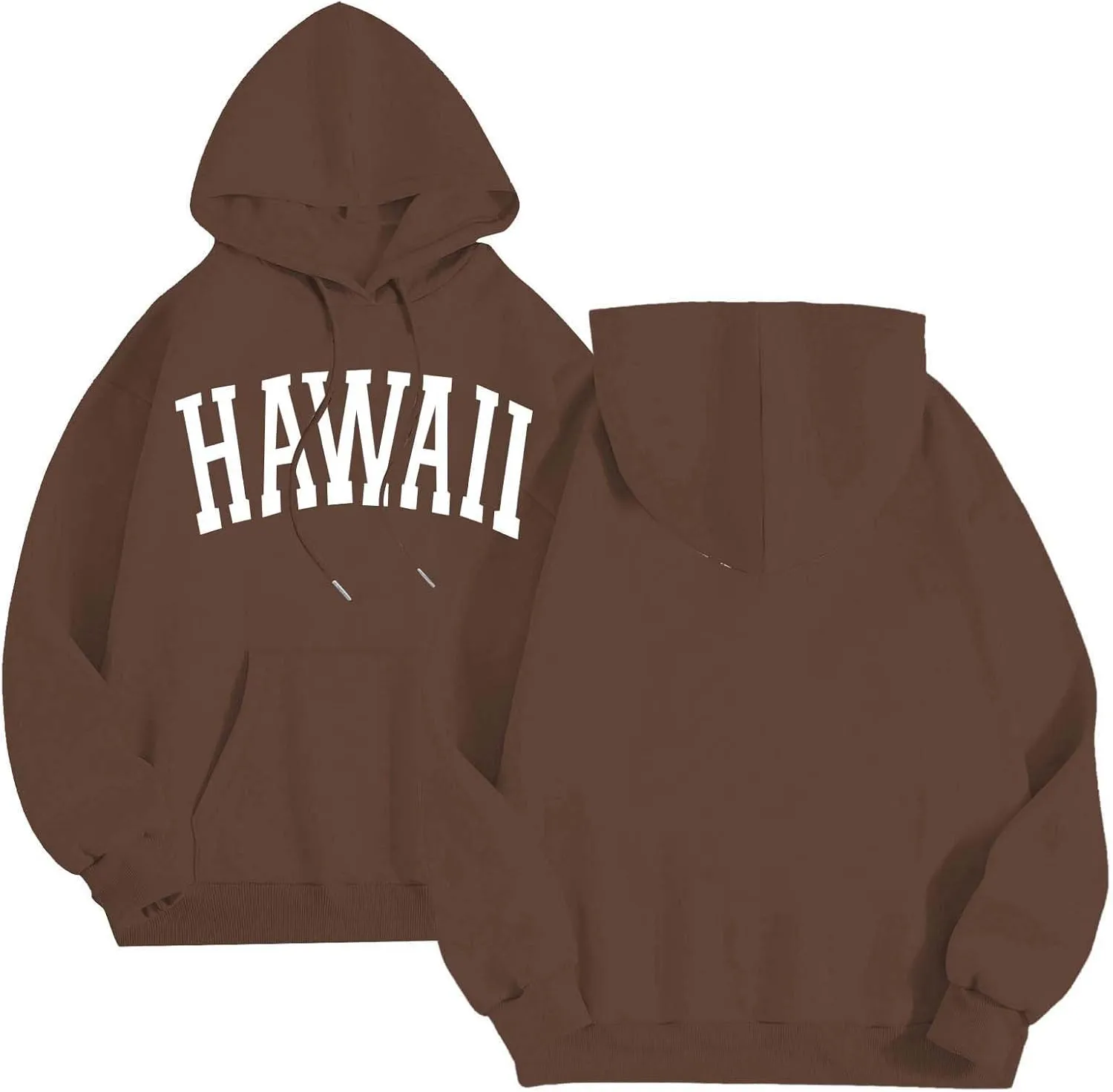 Mens Oversized Hoodie Casual Pullover Long Sleeve Hooded Sweatshirts Trendy Loose Fit Letter Print Hoodies for Men